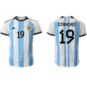 Argentina Nicolas Otamendi #19 Hemmakläder VM 2022 Kortärmad